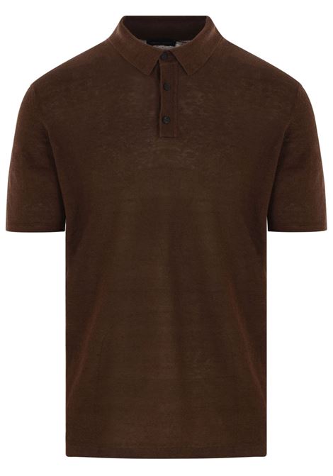 polo mc uomo marrone ROBERTO COLLINA | RB20024RB2008